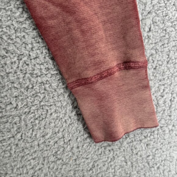 Ever Distressed Hoodie Sweatshirt With Kangaroo Pocket Arm Patch Size Small - Picture 3 of 10